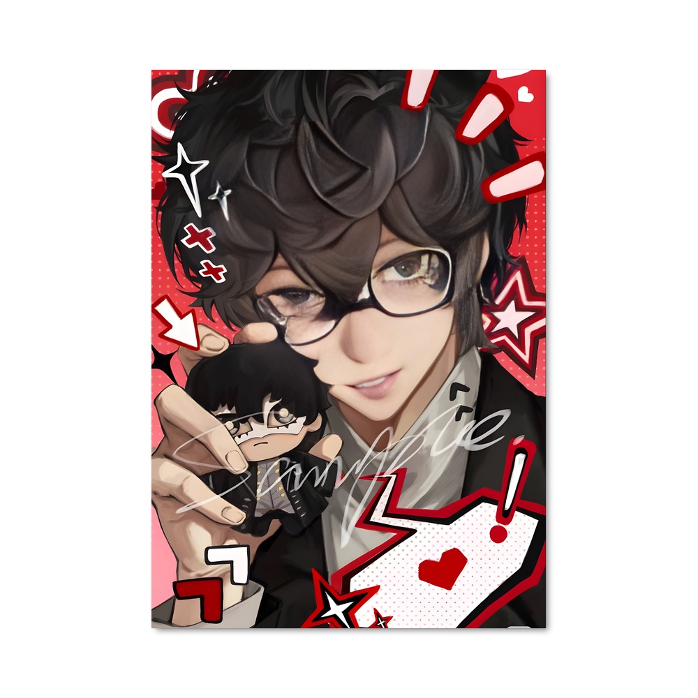 Poster Chat et Lunettes
